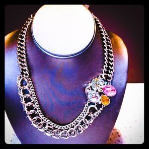 STUNNING CHIC STATEMENT NECKLACE BLING!!!